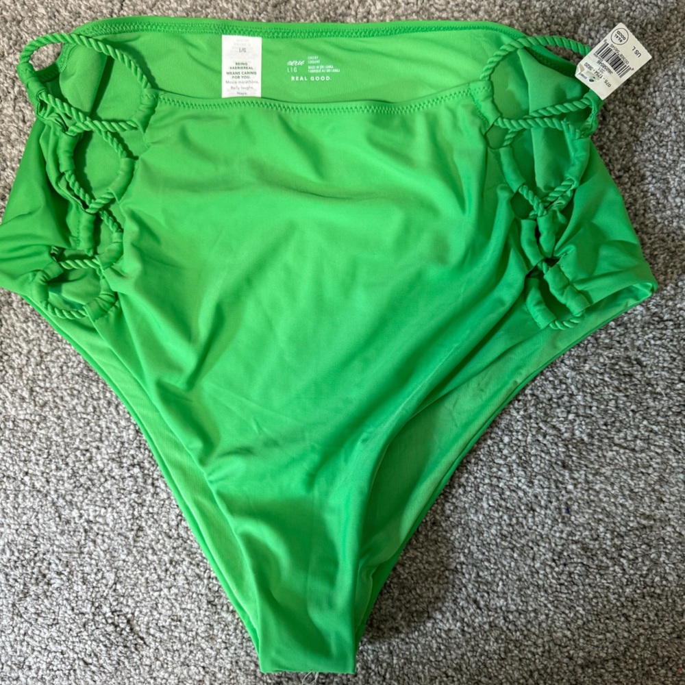 Arie Kelly Green Bathing Suit Bottoms